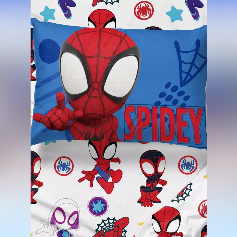 BN - Jay Franco Marvel Spidey and His Amazing Friends Full sheet set